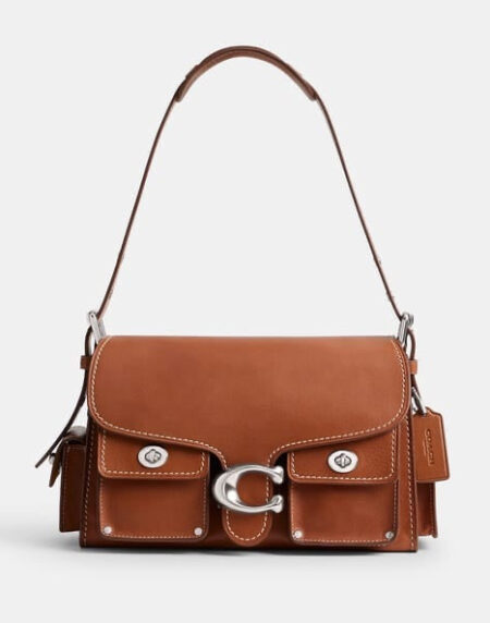 Coch Cargo Turnlock Leather luxury shoulder handbag