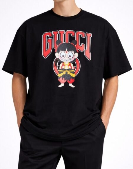 GUCI Luxury Round Neck T-shirts A-2