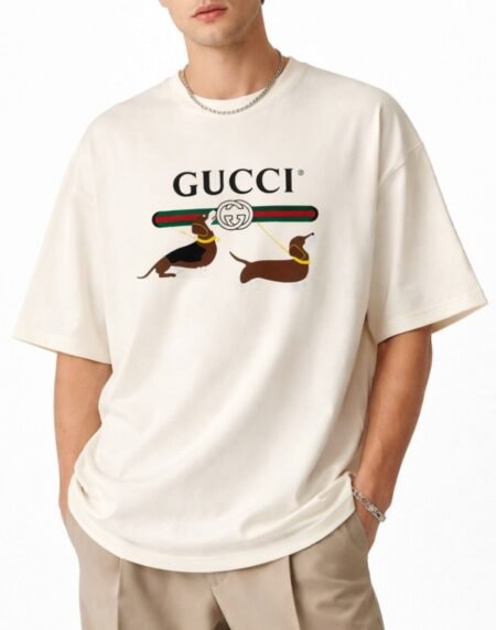 GUCI Luxury Round Neck T-shirts A-8
