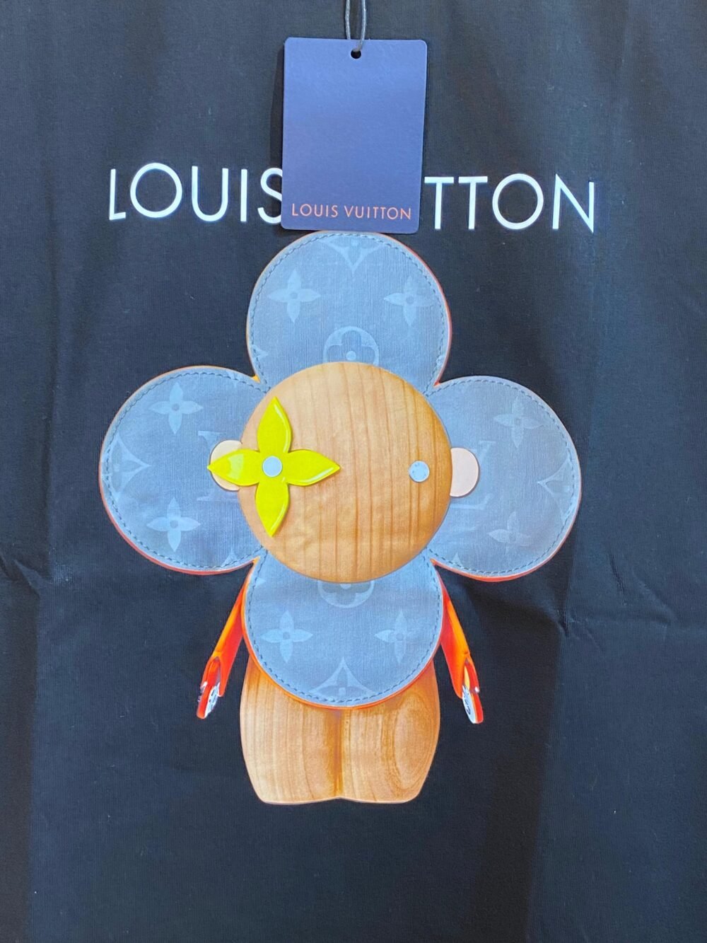 Louis Vt Luxury baggy style T-shirt A-2 - Image 3
