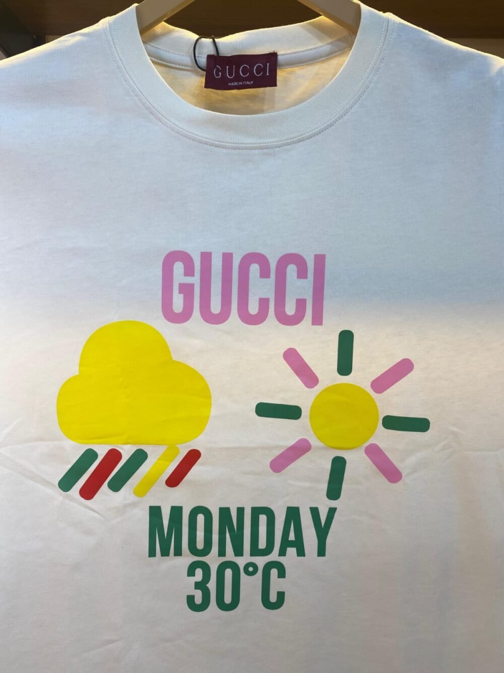 GUCI Luxury Round Neck T-shirts A-1 - Image 2