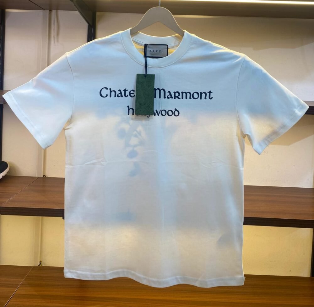 GUCI Luxury Round Neck T-shirts A-4 - Image 2