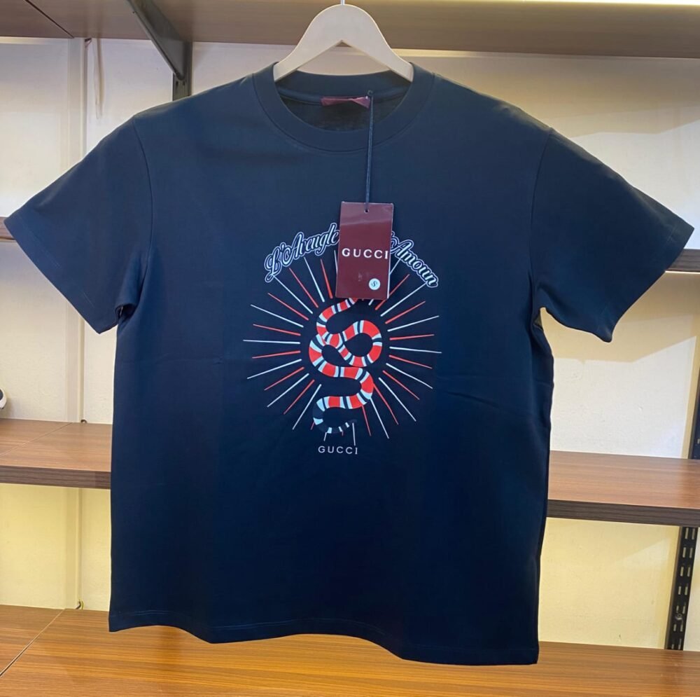 GUCI Luxury Round Neck T-shirts A-6