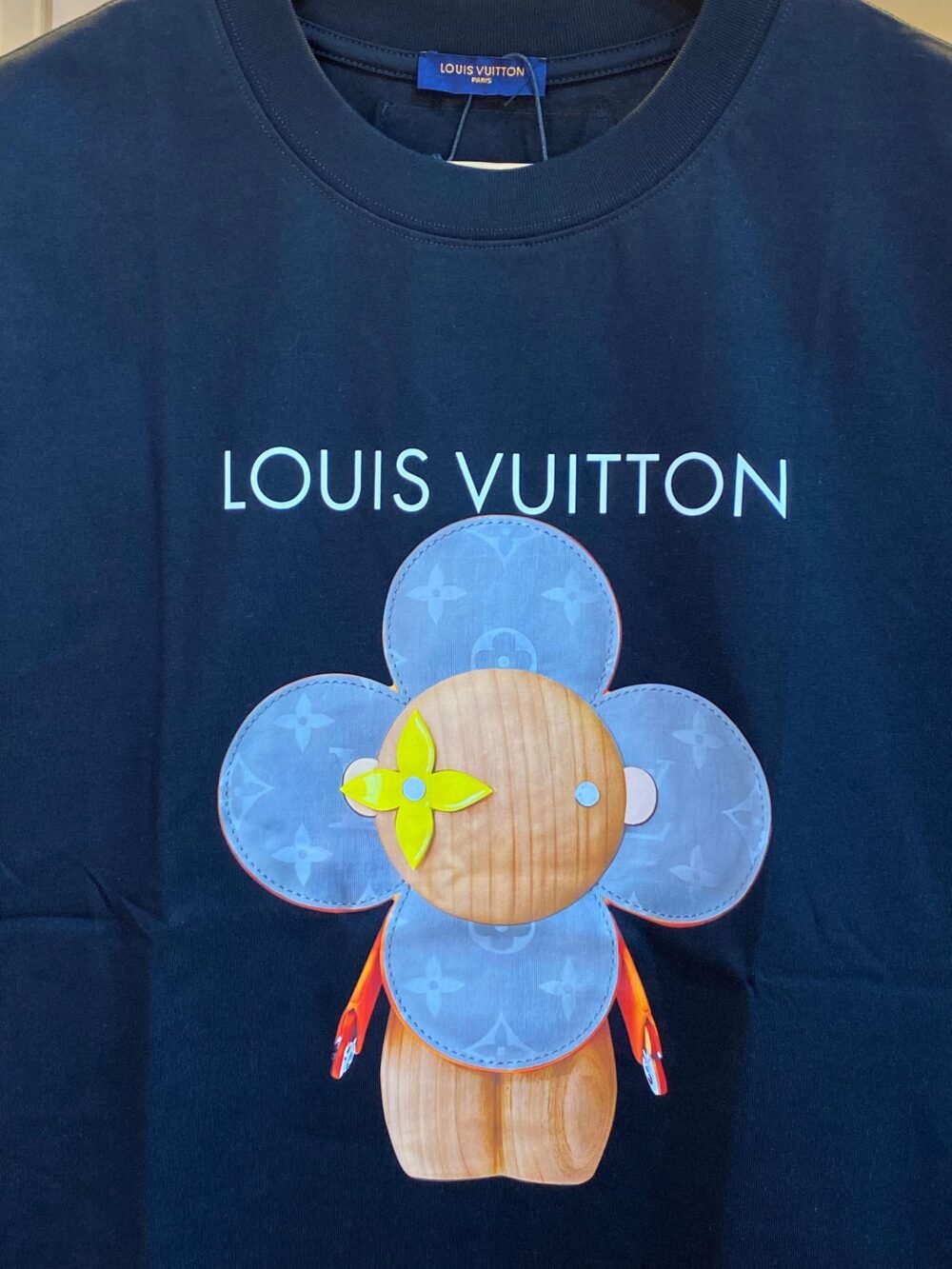 Louis Vt Luxury baggy style T-shirt A-2 - Image 4