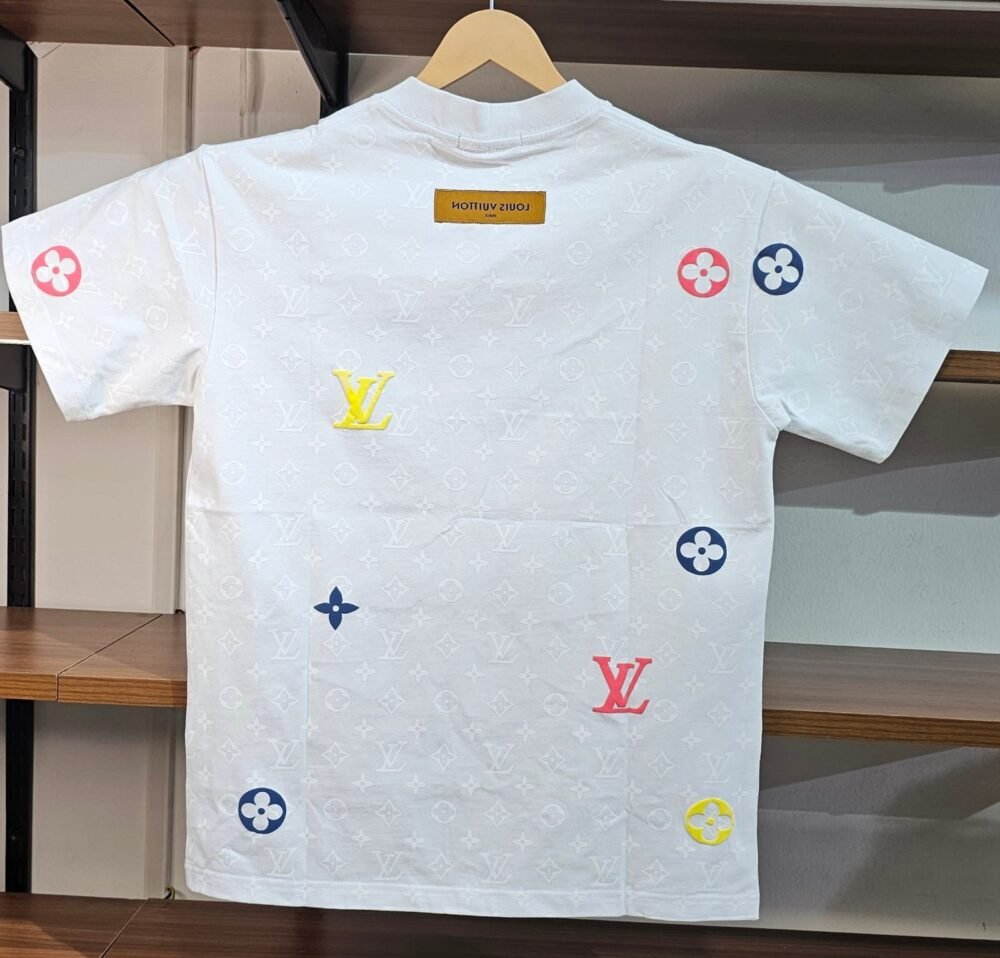 Louis VT Luxury Men’s T-shirt A-7 - Image 2