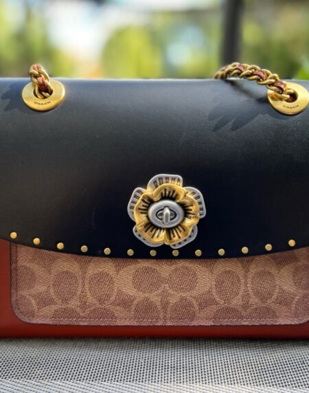 Coch Parker signature Rivet Exotic Shoulder Bag