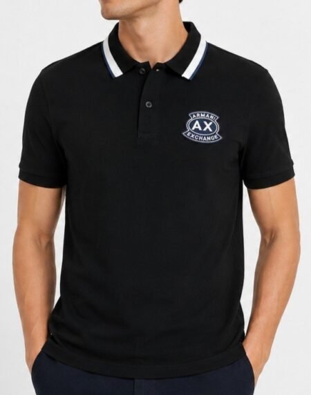 AX Men's Collar T-shirts A-19