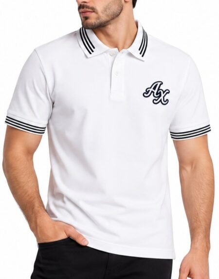 AX Men's Collar T-shirts A-16